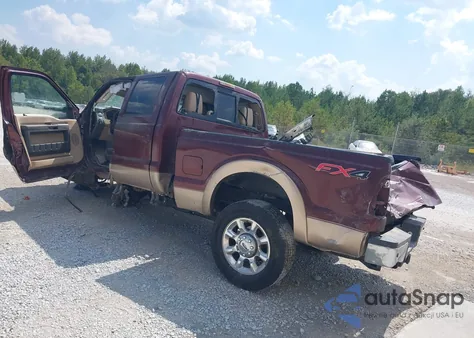 2012 Ford F-250 Lariat из США, поврежденный, VIN 1FT7W2BT5CEB60012